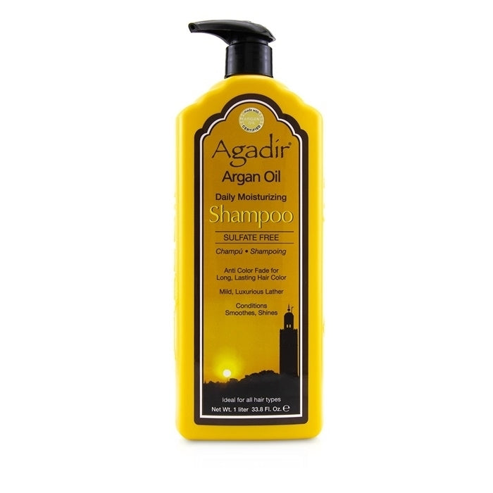 Agadir Argan Oil Daily Moisturizing Shampoo (For All Hair Types) 1000ml/33.8oz Image 1