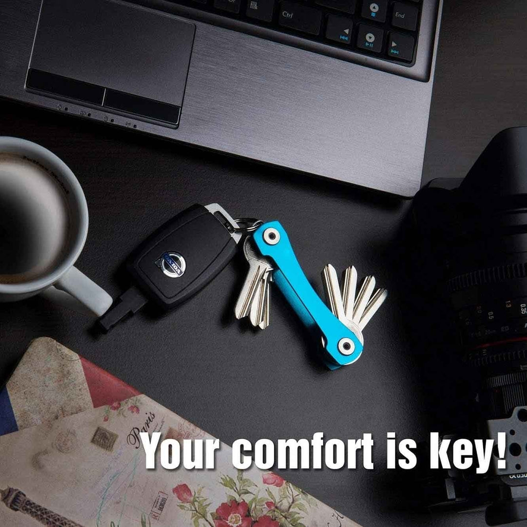 Multifunctional Smart Compact Key Organizer Bottle Opener Keychain Image 3