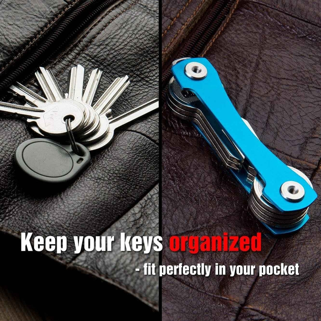 Multifunctional Smart Compact Key Organizer Bottle Opener Keychain Image 4