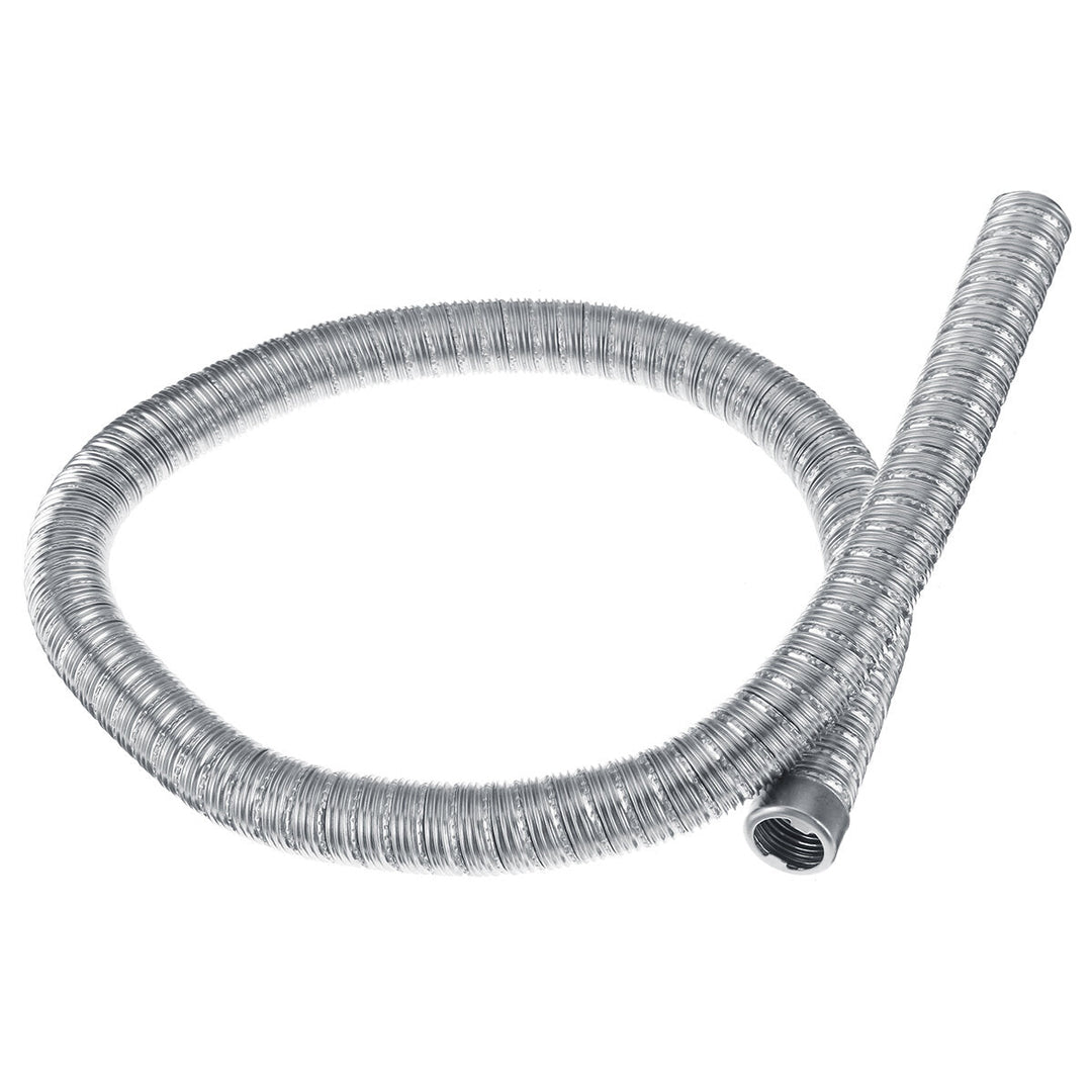 100cm ID24mm Stainless Steel Air Diesel Exhaust Pipe With Cap For Webasto Heater Image 1