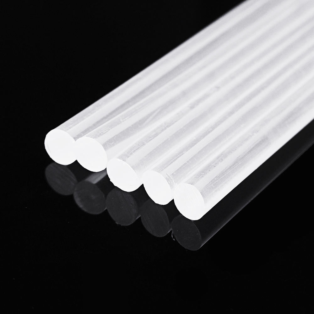 100Pcs 7mm x 200mm White Transparent Hot Melt Gule Sticks DIY Craft Model Repair Adhesive Image 4
