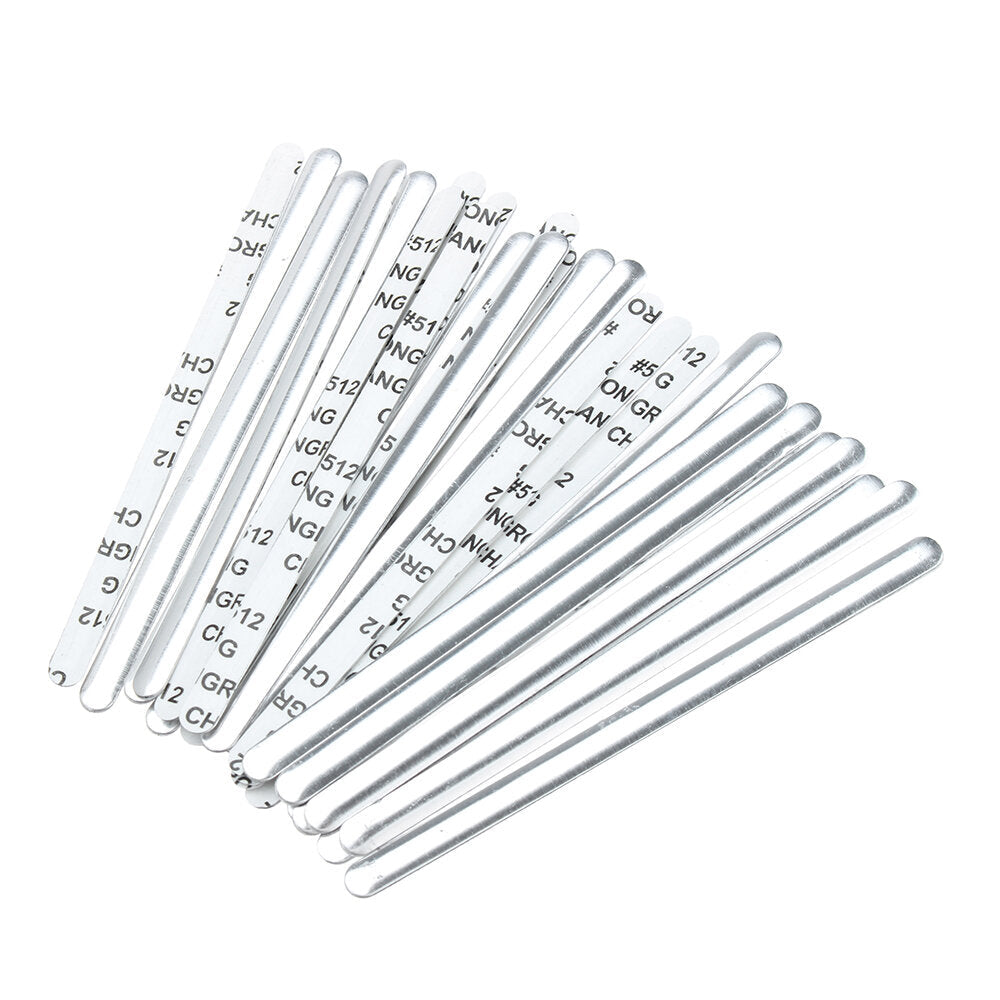 100Pcs Nose Bridge Strip Clip Face Mask DIY Material Self-adhesive Flat Aluminum Tools Image 4