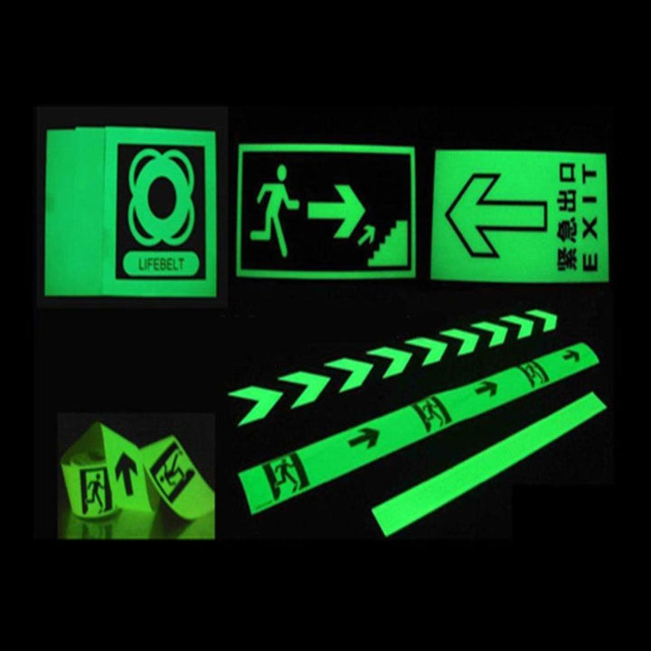 1,2,3,5Mx30mm Nano PU Fluorescent Tape Double-sided Tape Traceless Luminous Tape Night Glow Sticker Image 6