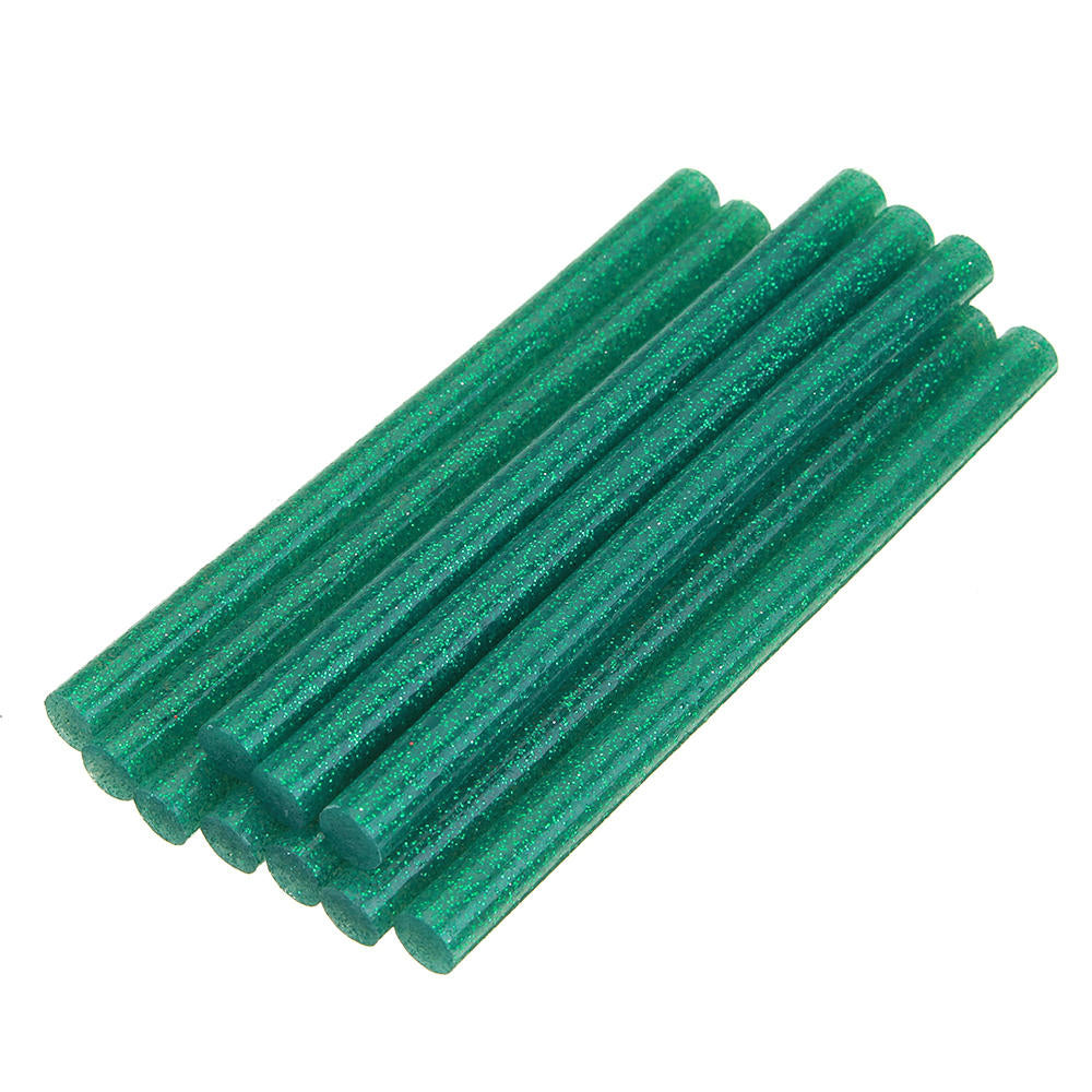 10Pcs 7mmx100mm Colorful Glitter Hot Melt Glue Stick Colorant DIY Crafts Repair Model Adhesive Sticks Image 10