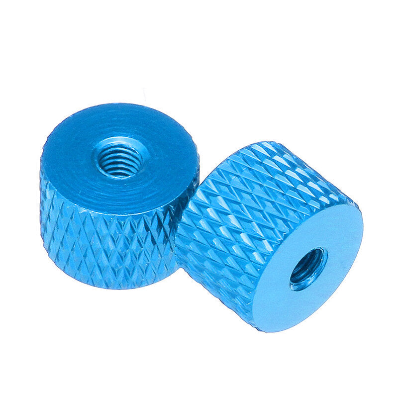 10Pcs M3 Knurled Thumb Nut Thread Grommet Gasket Washer Spacer Multi-color Aluminum Alloy Image 4