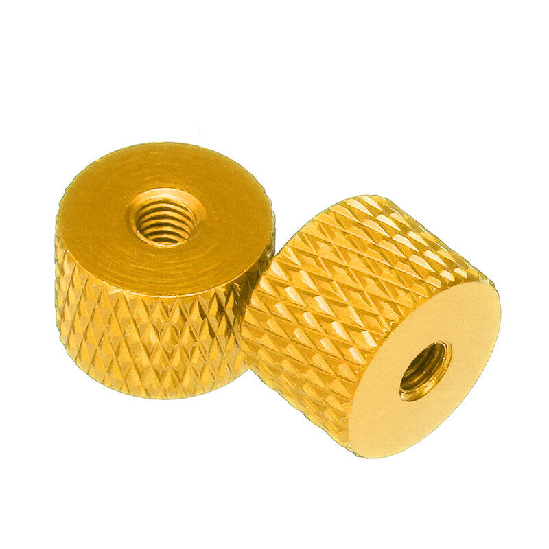 10Pcs M3 Knurled Thumb Nut Thread Grommet Gasket Washer Spacer Multi-color Aluminum Alloy Image 6