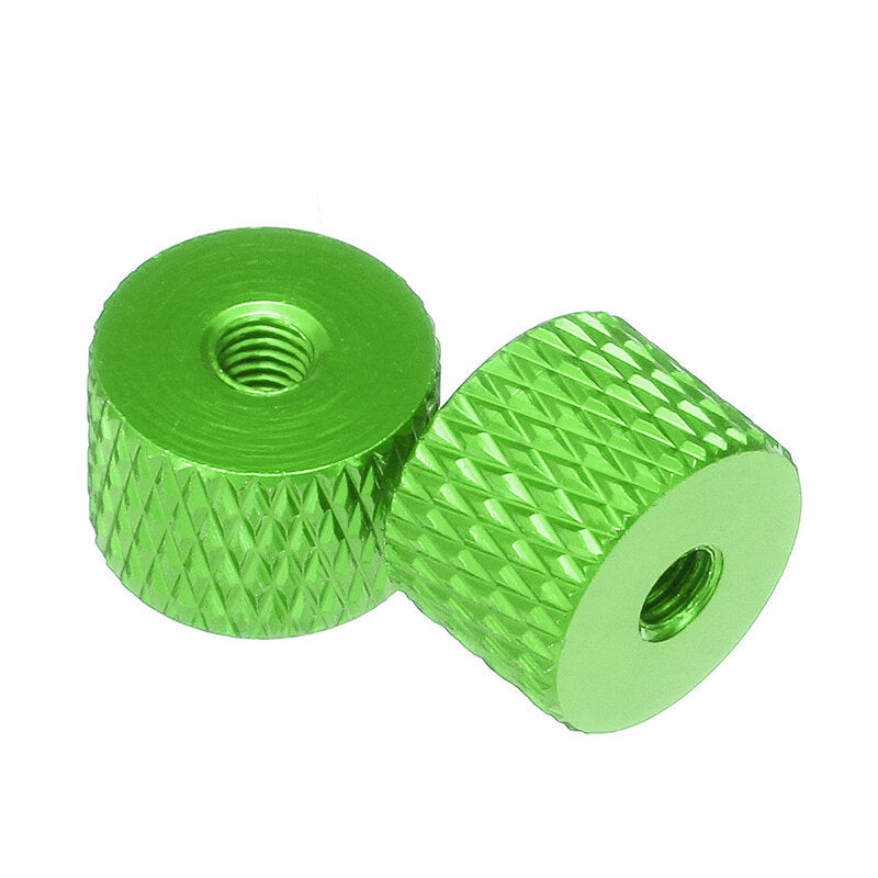 10Pcs M3 Knurled Thumb Nut Thread Grommet Gasket Washer Spacer Multi-color Aluminum Alloy Image 7