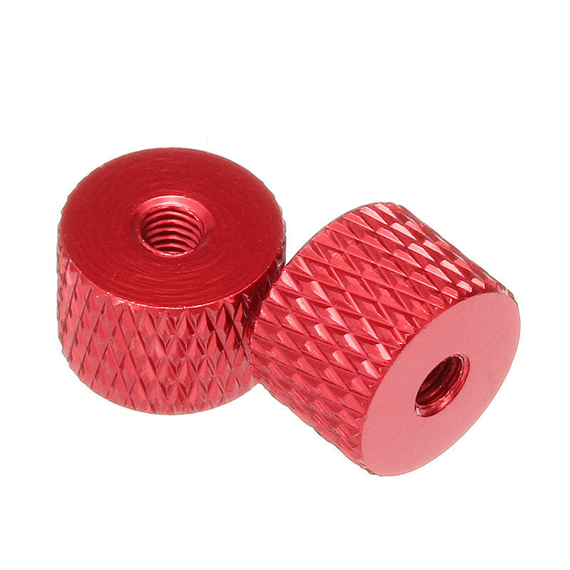 10Pcs M3 Knurled Thumb Nut Thread Grommet Gasket Washer Spacer Multi-color Aluminum Alloy Image 10