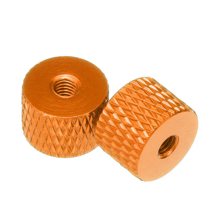 10Pcs M3 Knurled Thumb Nut Thread Grommet Gasket Washer Spacer Multi-color Aluminum Alloy Image 12