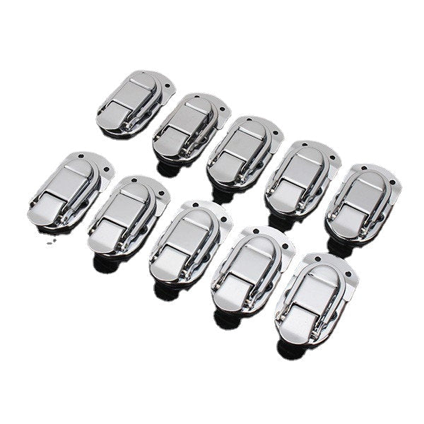 10pcs Spring Draw Toggle Latch Chest Box Suitcase wooden Box Buckle Aluminum Box Accessories Image 1