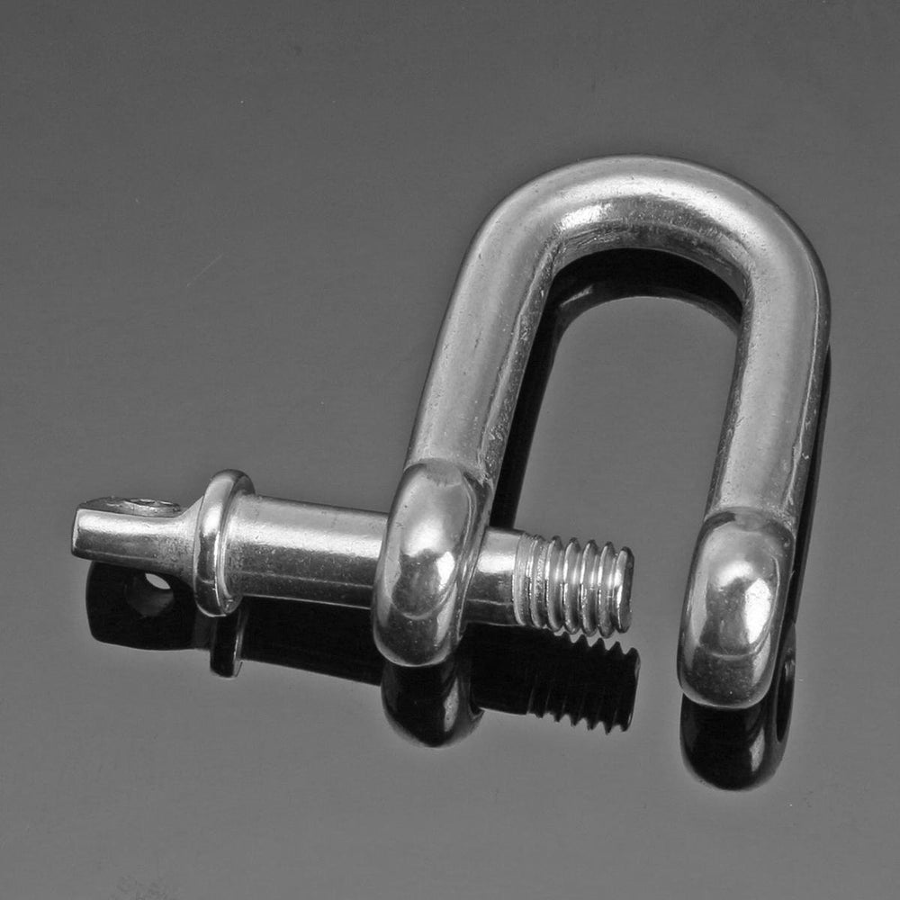 10Pcs Stainless Steel 316 D Ring Anchor Shackle Screw Pin for Paracord Bracelets Image 2