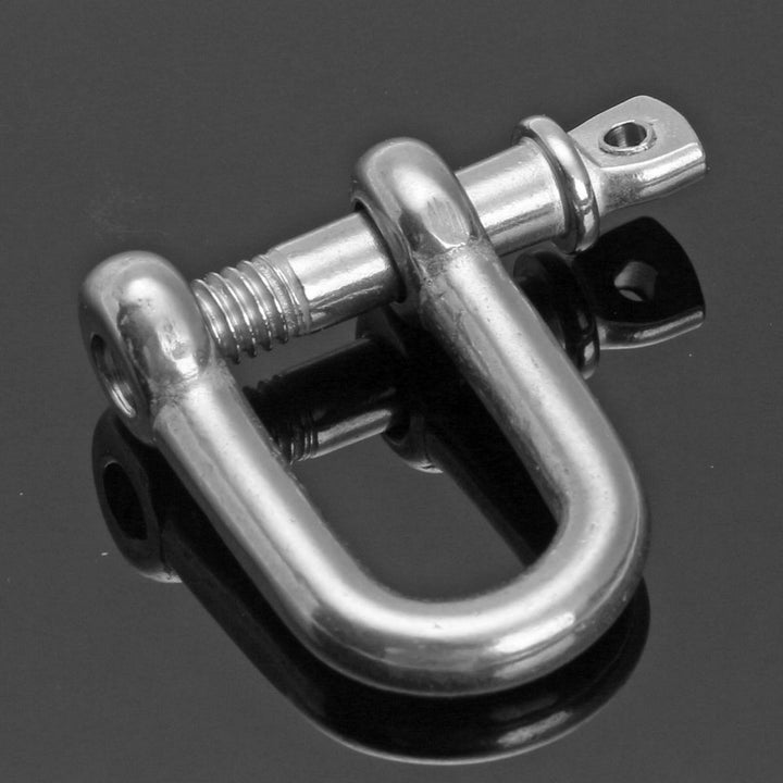 10Pcs Stainless Steel 316 D Ring Anchor Shackle Screw Pin for Paracord Bracelets Image 3