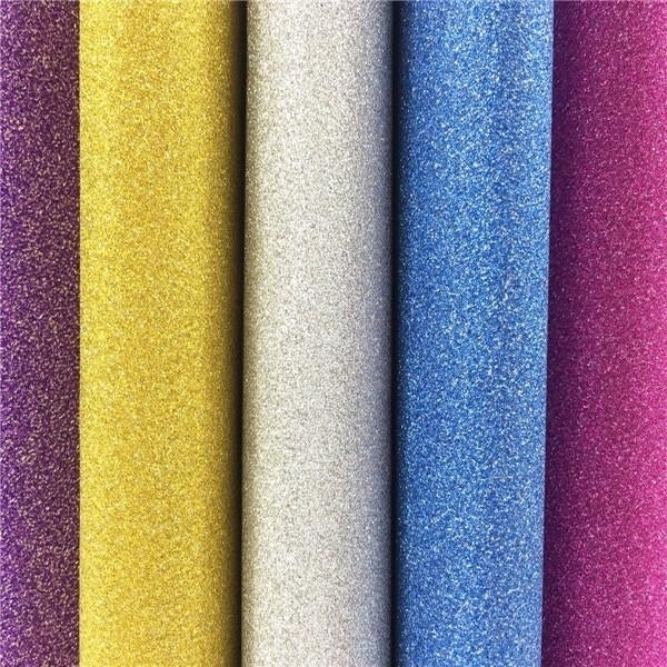 10Pcs 8x12 Inch Adhesive Glitter Paper Card Assorted Colors Scrapbooking Crafts Image 4