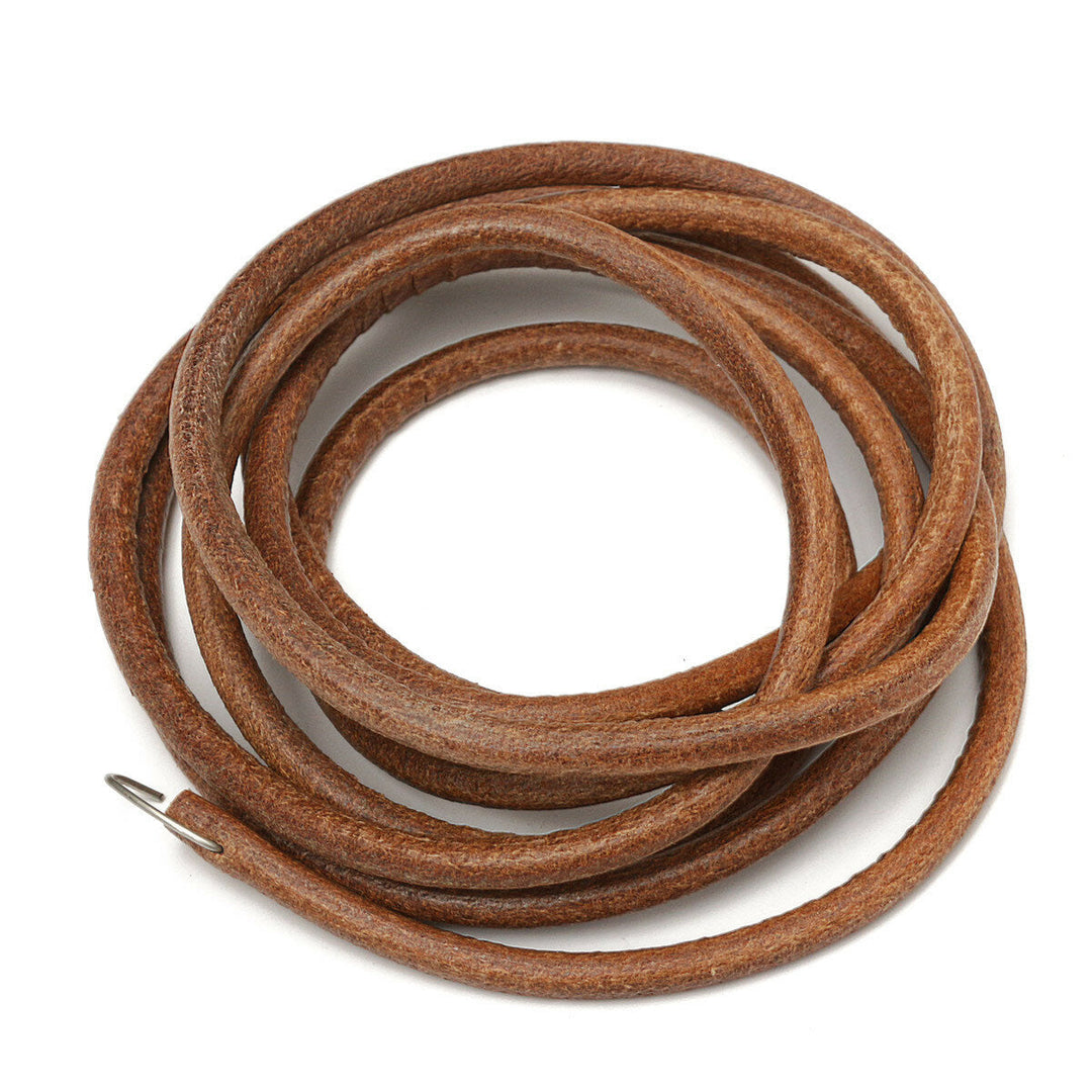 183cm Leather Belt Treadle Parts With Hook For Singer Sewing Machine 5mm Diameter Image 1