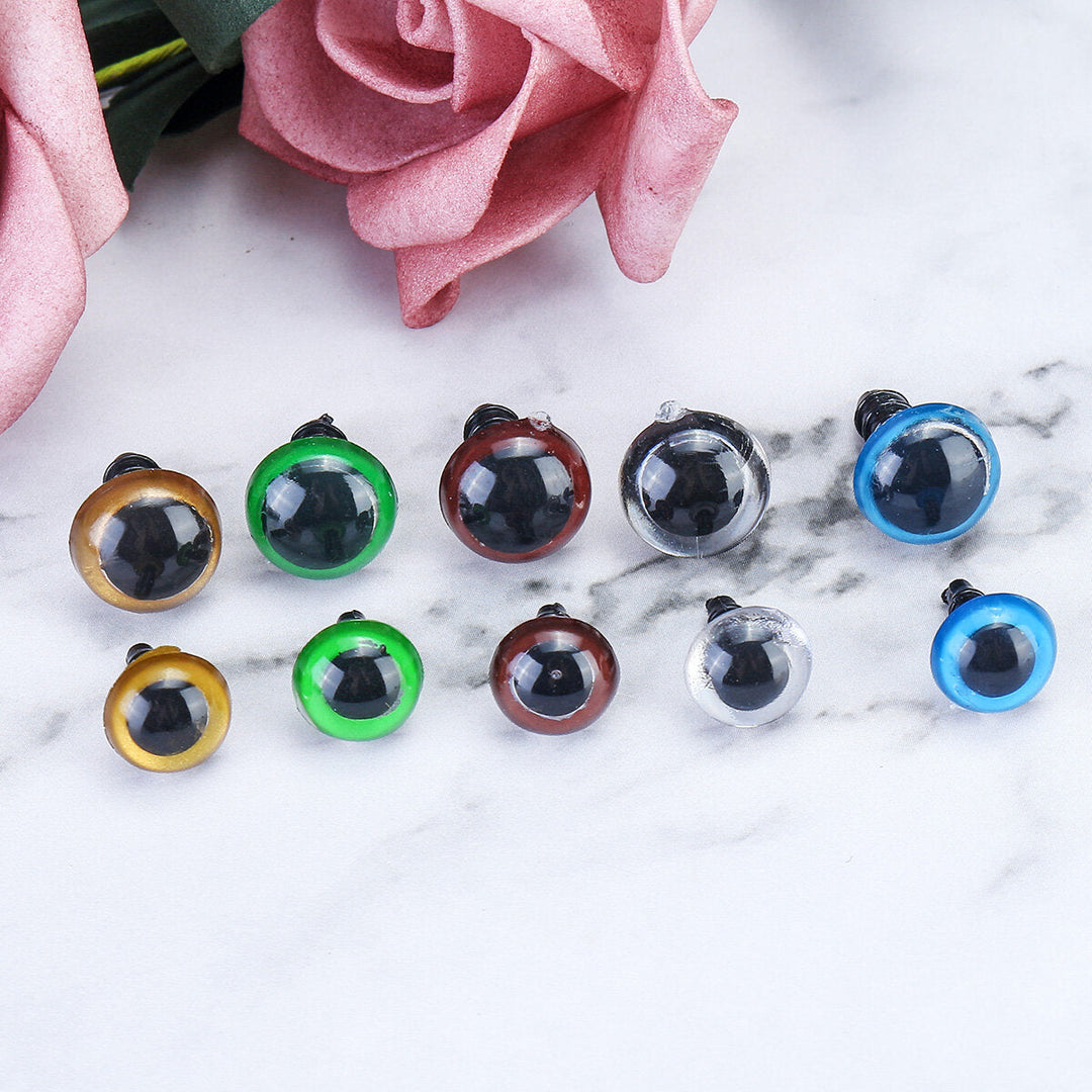 150PCS Colorful Realistic DIY Animal Toys Eyes for Kids Dolls with Washers Image 10