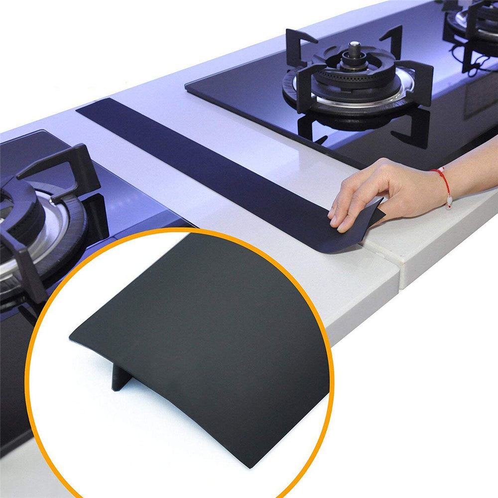 1pc Silicone Stove Counter Gap Cover Heat Resistant Gap Filler Seals Kitchen Gap 21 Inch Image 2