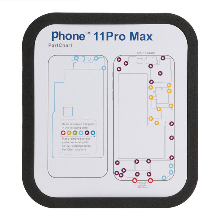 15 in 1 Guide Magnetic Screw Memory Mat Figure Positioning Pad for iPhone 8 8P X XS XS MAX XRR 11,11 PRO 11 PRO MAX Image 2