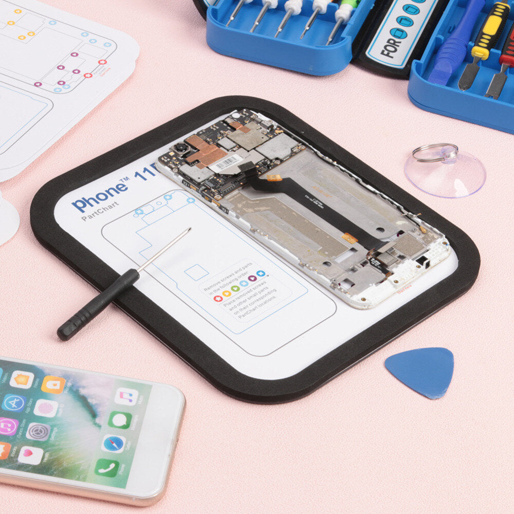 15 in 1 Guide Magnetic Screw Memory Mat Figure Positioning Pad for iPhone 8 8P X XS XS MAX XRR 11,11 PRO 11 PRO MAX Image 7