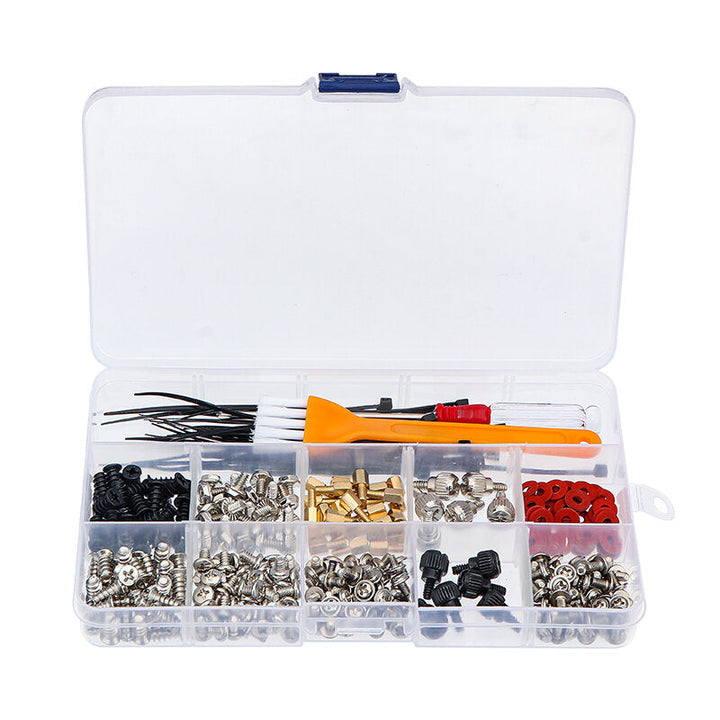 330PCS Accessories DIY For Motherboard Mounting Hardware Screws Repair Tool Hard Disk Computer For PC With Case Set Image 1