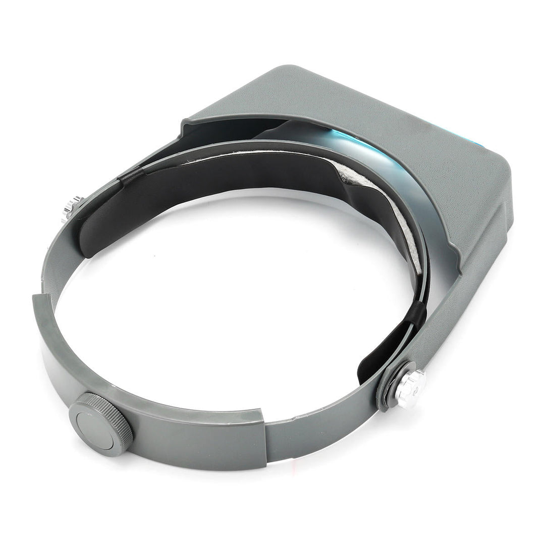 4 Lens Headband Wearing Magnifier Watch Repair Reading Optivisor Eye Welding Visor Tool Image 4