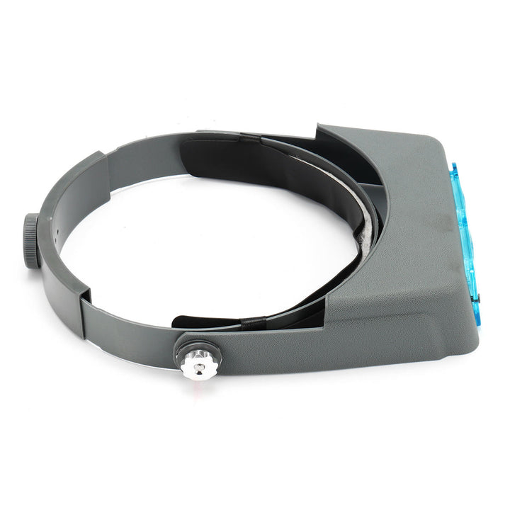 4 Lens Headband Wearing Magnifier Watch Repair Reading Optivisor Eye Welding Visor Tool Image 4