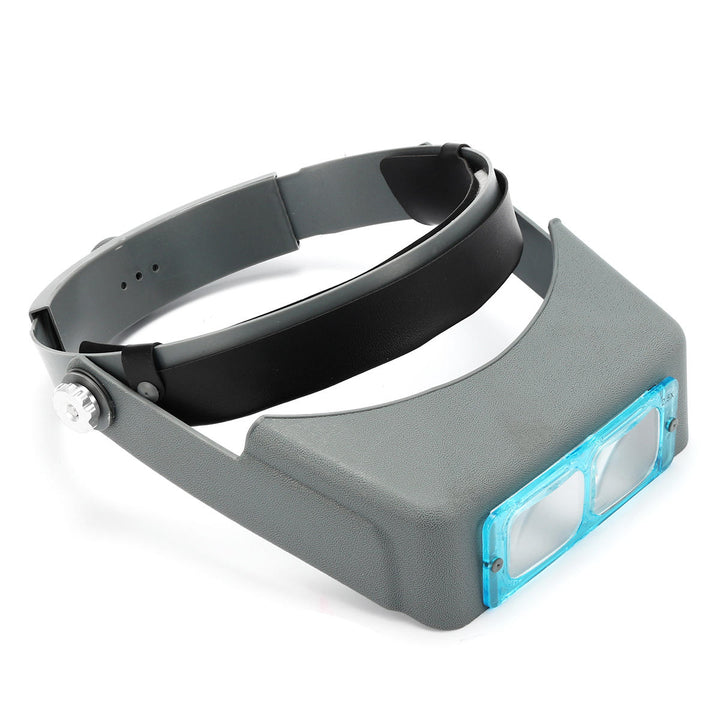 4 Lens Headband Wearing Magnifier Watch Repair Reading Optivisor Eye Welding Visor Tool Image 7