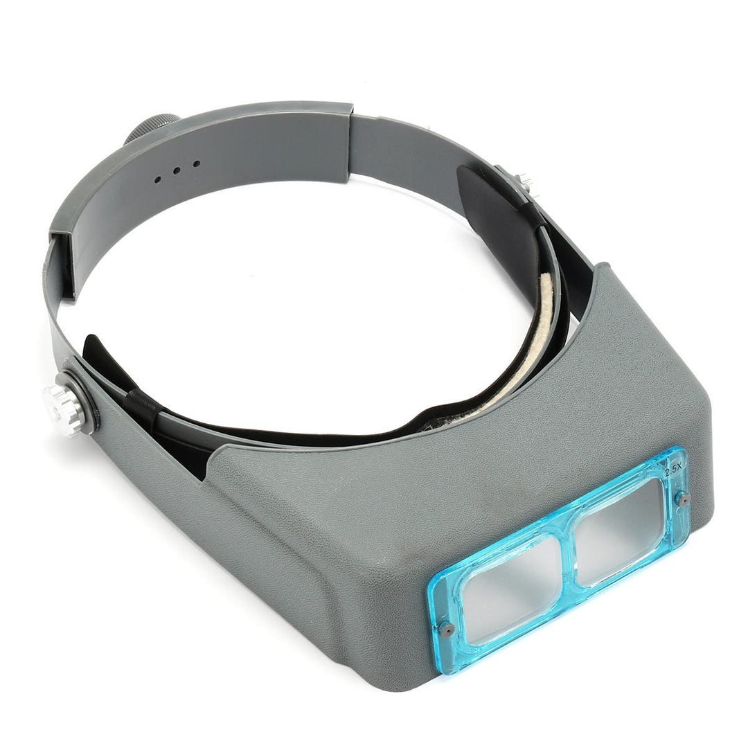 4 Lens Headband Wearing Magnifier Watch Repair Reading Optivisor Eye Welding Visor Tool Image 8
