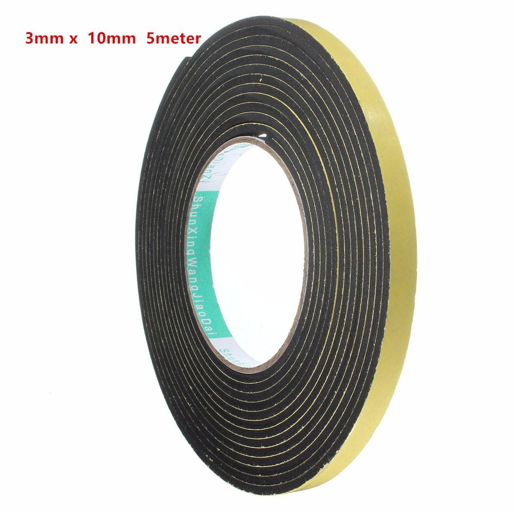 50003x10mm Black Single Sided Self Adhesive Foam Tape Image 2