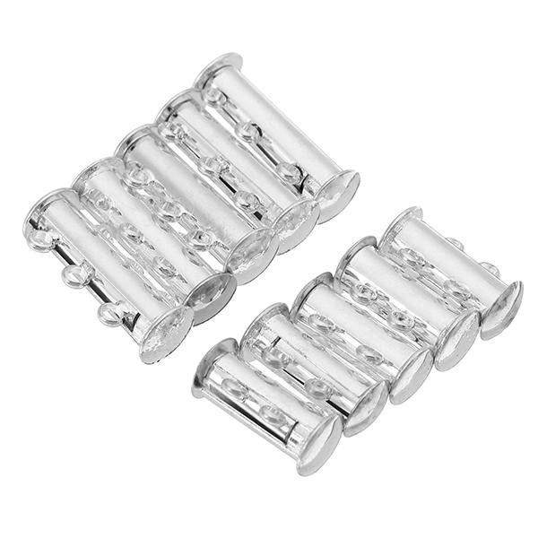 5pcs Magnetic Clasp Buckle Hooks With 2,3 Loops Metal Magnetic Buckle DIY Connectors Image 3