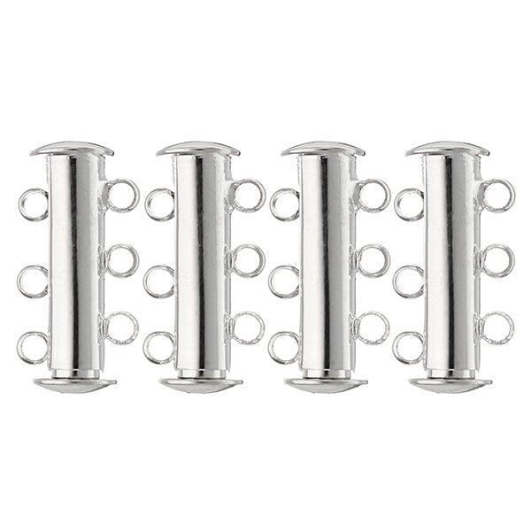 5pcs Magnetic Clasp Buckle Hooks With 2,3 Loops Metal Magnetic Buckle DIY Connectors Image 1
