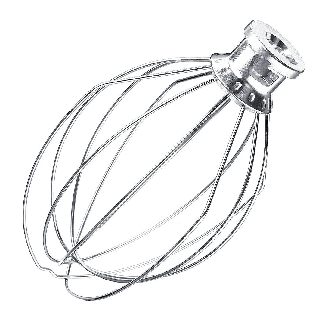 6-Wire Whip Whisk Beater Mixer Stainless Steel Silver For KitchenAid K5AWW KSM90 Image 1