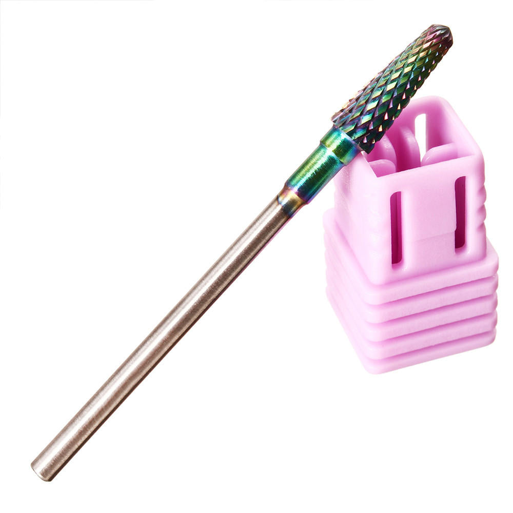 8pcs 3,32 Inch Electric Nail Drill Bits Tungsten Steel Alloy Gel Removal Manicure Tool Image 12
