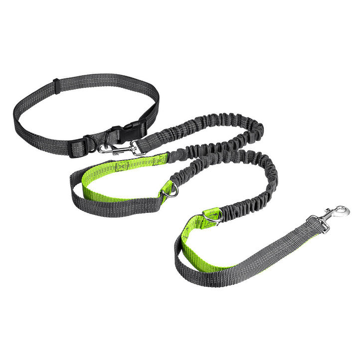 Adjustable Elastic Waist Belt Leash Hands Free Pet Dog Walking Hiking Running Image 3