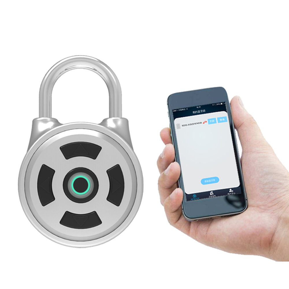 APP Intelligent Password Lock Android iOS APP Unlock Anti-Theft Security Combination Padlock Indoor Image 2