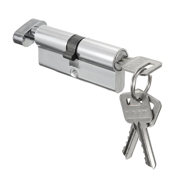 Aluminum Home Safety Lock Cylinder Door Cabinet Lock With 3 Keys 8929mm Image 2