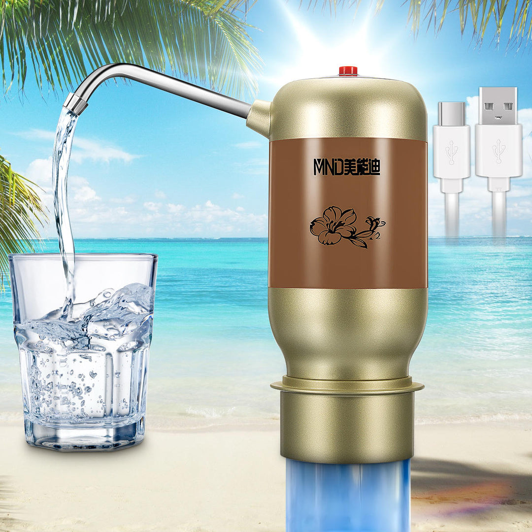 Electric Automatic Water Pump Dispenser Gallon Bottle Drinking With USB Cable Poratable Switch Image 3