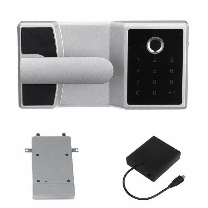 Electronic Digital Lock Fingerprint Password Home Door Security Lock Cabinet Cash Box Image 1