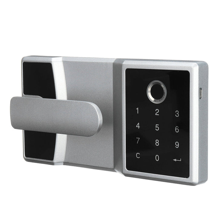 Electronic Digital Lock Fingerprint Password Home Door Security Lock Cabinet Cash Box Image 4
