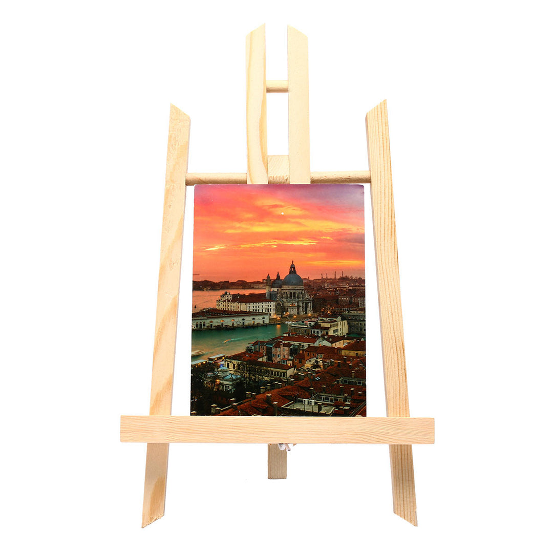 Durable Wood Wooden Easels Display Tripod Art Artist Painting Stand Paint Rack Image 1
