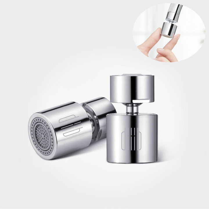 Kitchen Faucet Aerator Water Tap Nozzle Bubbler Saving Filter 360-Degree Double Function 2-Flow Splash-proof Connector Image 6