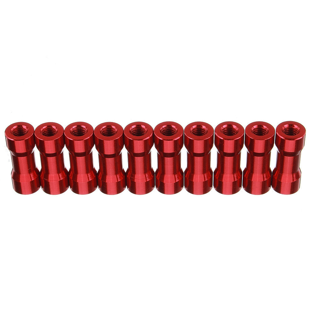 M3AS10 10Pcs M3 10mm Aluminum Alloy Standoff Spacer Round Column MultiColor Smooth Surface Image 8
