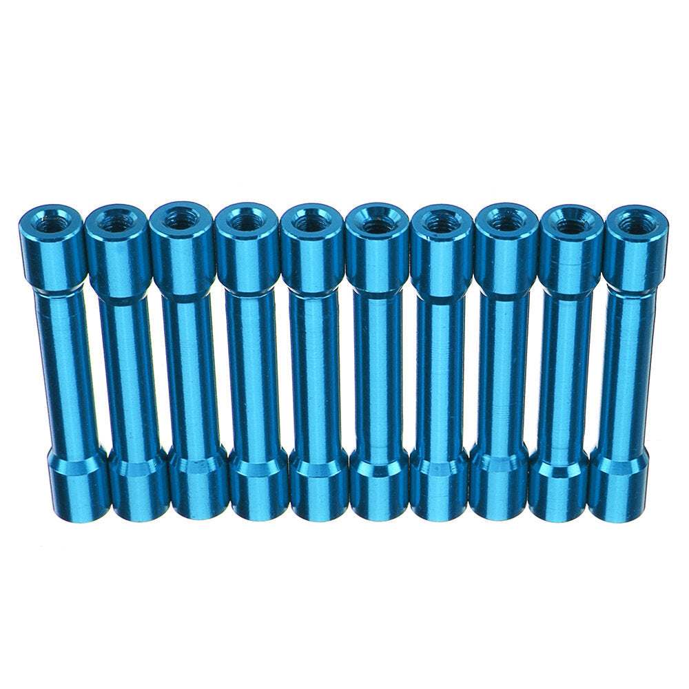 M3AS13 10Pcs M3 35mm Aluminum Alloy Standoff Spacer Round Column MultiColor Smooth Surface Image 6