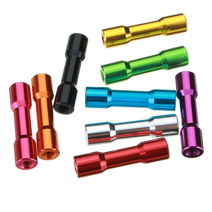 M3AS12 10Pcs M3 25mm Aluminum Alloy Standoff Spacer Round Column MultiColor Smooth Surface Image 10