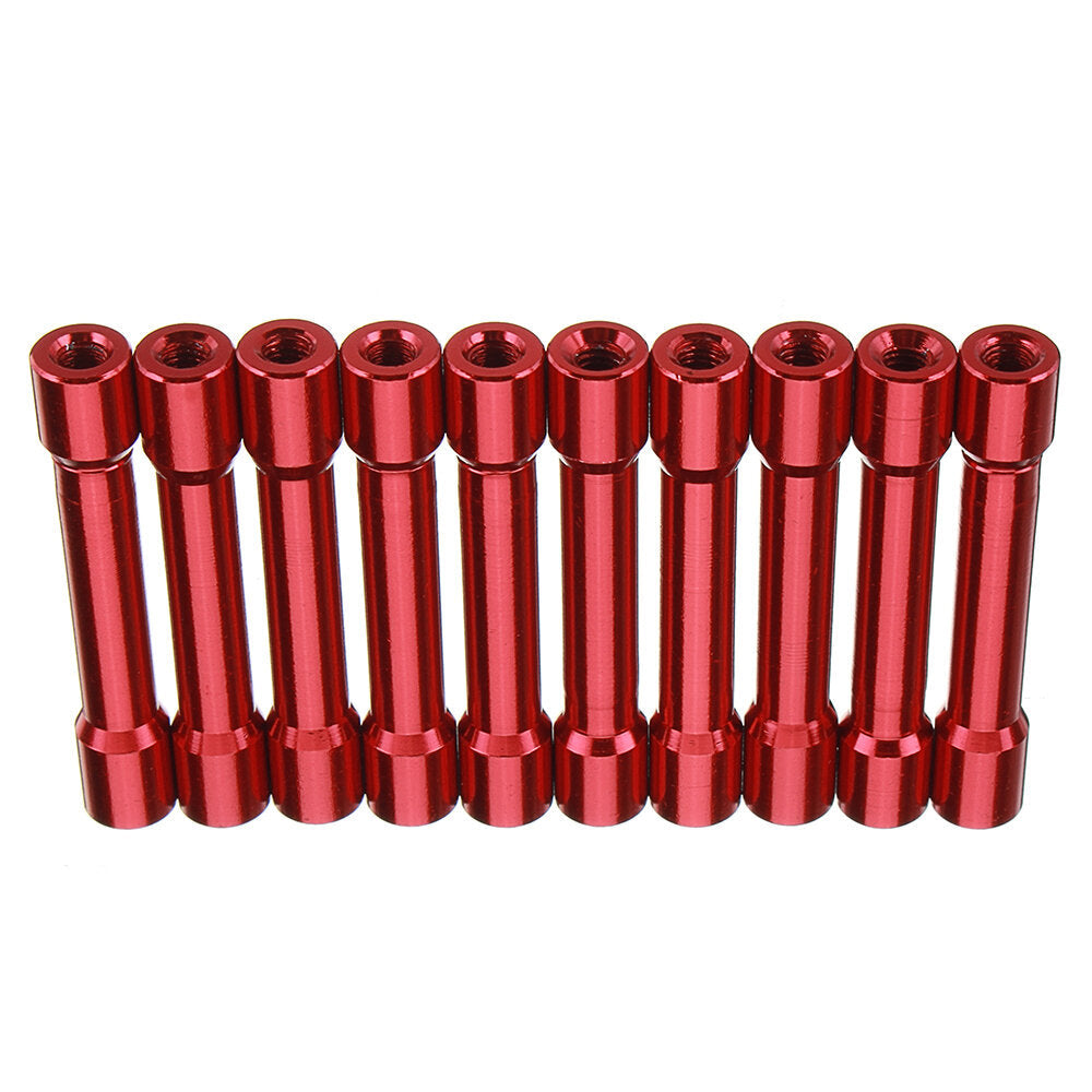 M3AS13 10Pcs M3 35mm Aluminum Alloy Standoff Spacer Round Column MultiColor Smooth Surface Image 7