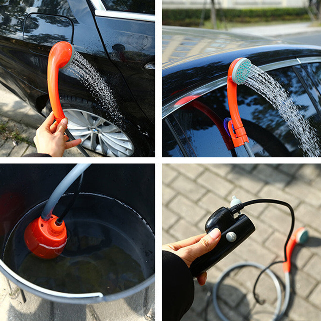 Outdoor Car Home Shower Head Handheld Sprayer Rechargeable USB Portable Multi Purpose Image 4