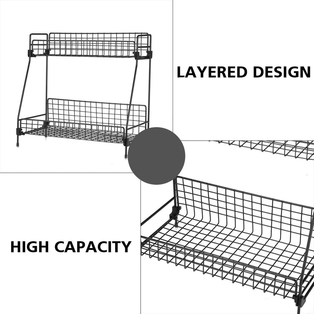 Multifunctional Makeup Rack Storage Box Kitchen Dormitory With Multi-layer Book Desktop Racks Image 2