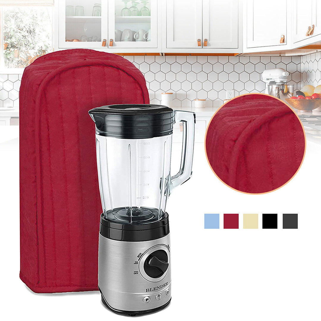 Quilted Polyester Kitchen Blender Appliance Cover Dust-proof Protection Case Bag Image 8