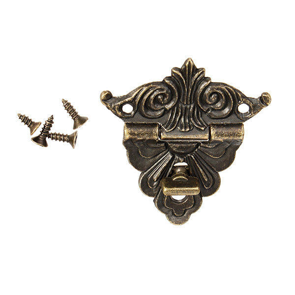 Small Box Buckle Clasp Antique Buckle Alloy Buckle Box Wooden Wine Box Lock Image 1