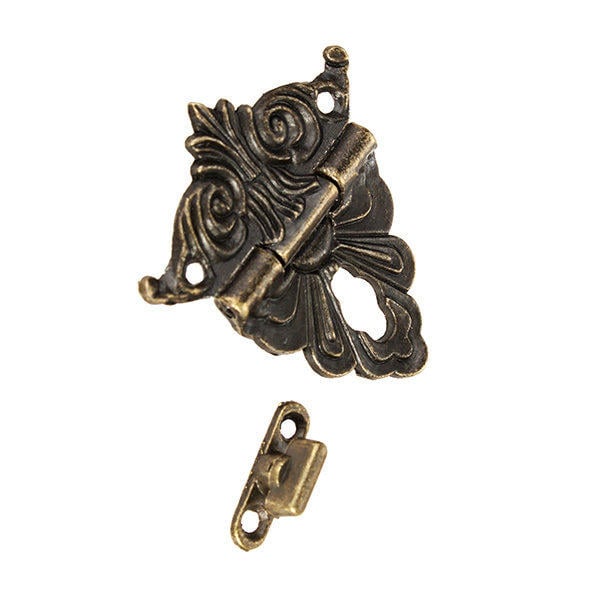 Small Box Buckle Clasp Antique Buckle Alloy Buckle Box Wooden Wine Box Lock Image 3