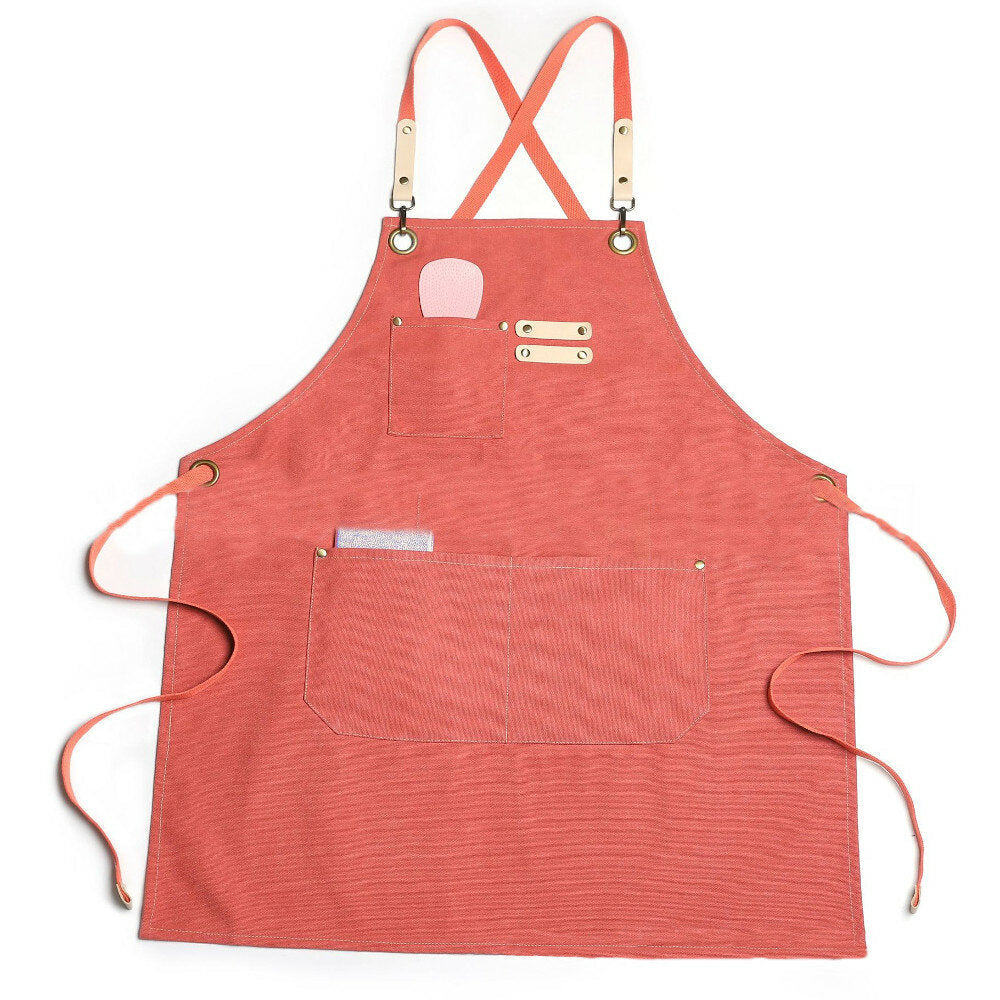 Sleeveless Apron Waterproof Woodworking Anti-fouling Polyester Apron For DIY Woodworking Enthusiast Image 3
